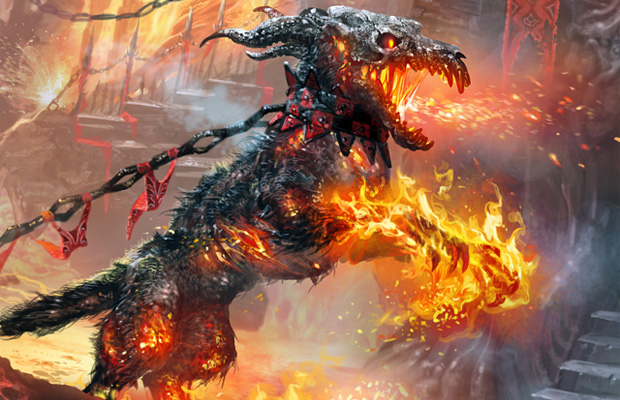 Viralata de Fúria Rakdos | Arte de Ryan Barger